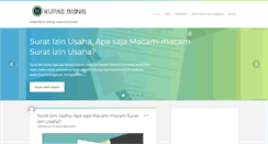Desktop Screenshot of kupasbisnis.com